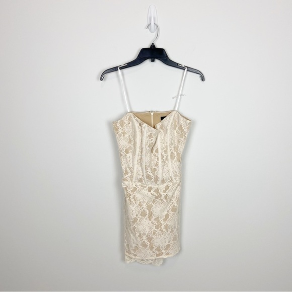 NBD Belladonna Mini Dress in Ivory Size M - mordernwear.com